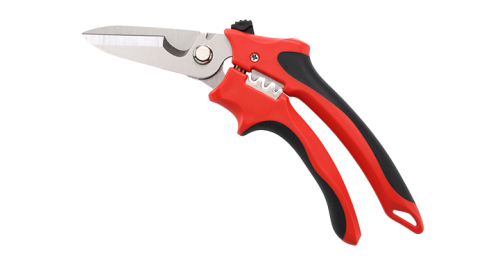 45° Angled Multi-function Heavy Duty Electrician Scissors SW-847L 